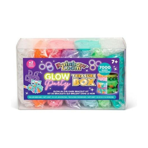7,000-Piece Rainbow Loom Glow-in-the-Dark Bracelet Kit