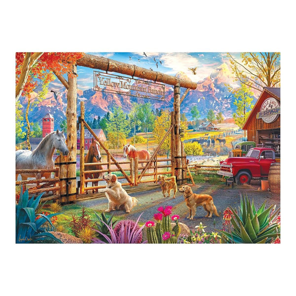 1,000 Piece Roseart  Ranch Pickup Jigsaw Puzzle
