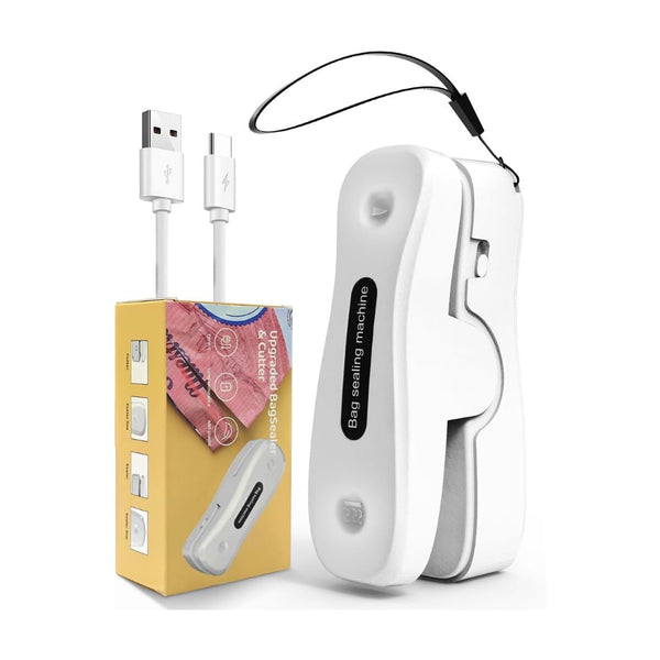 Magnetic Rechargeable 2-in-1 Snack Sealer