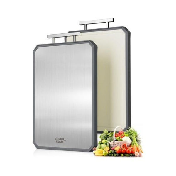 Stainless Steel Double-Sided Cutting Board