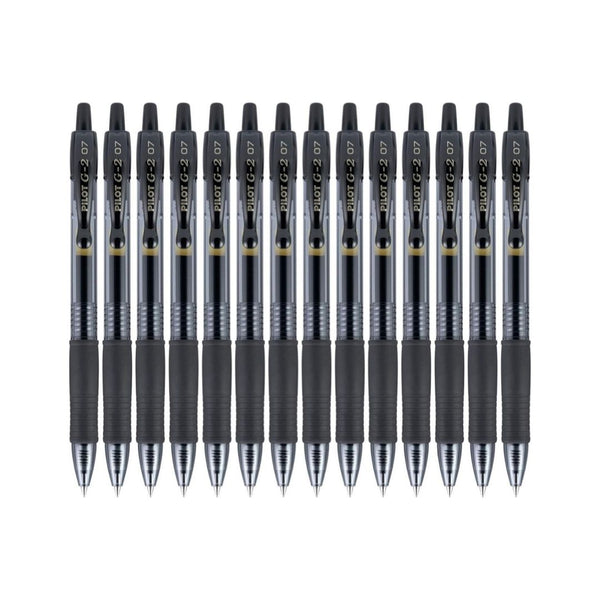 14-Pack Pilot G2 Refillable and Retractable Rolling Ball Gel Pens