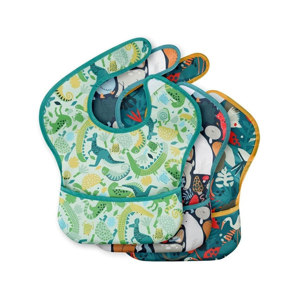 3-Pack Waterproof Baby Bibs