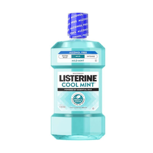 Listerine Cool Mint Alcohol-Free Mild Mouthwash