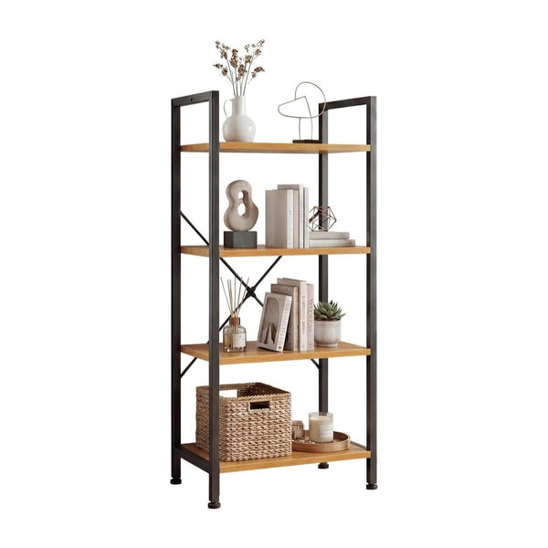 DUMOS 4 Tiers Open Bookshelf