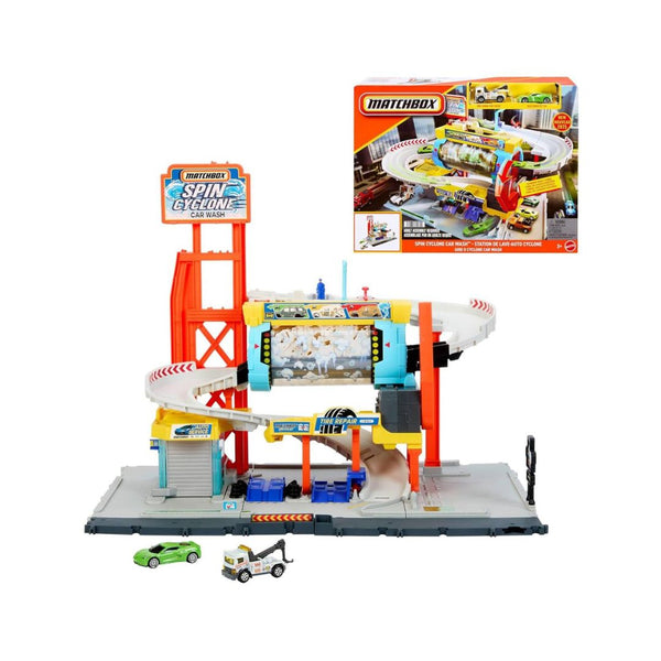 Matchbox Spin Cyclone Car Wash Playset