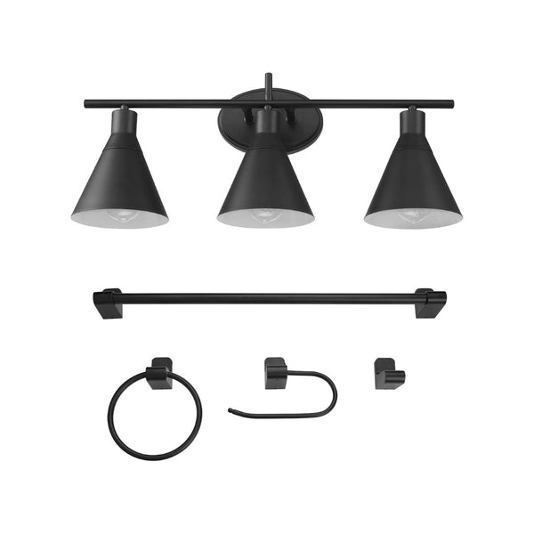 Globe Electric Tristan 5-Piece All-In-One Bathroom Set
