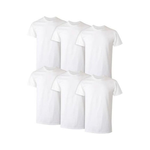 6-Pack Hanes Men's Soft Cotton Undershirts