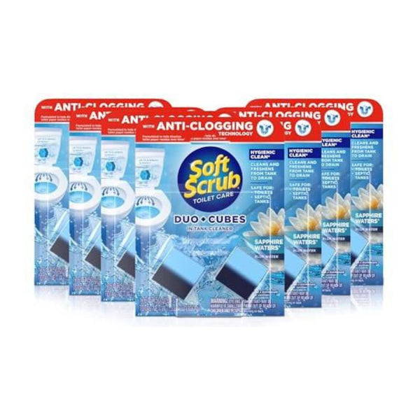Pack of 7 Soft Scrub In-Tank Toilet Cleaner Duo-Cubes