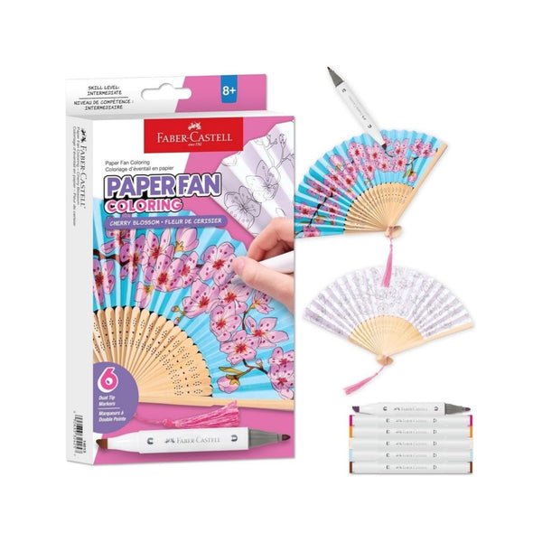 Faber-Castell Paper Fan Coloring Kit