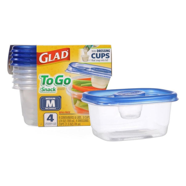 4-Count Glad GladWare Food Storage Containers with Lids