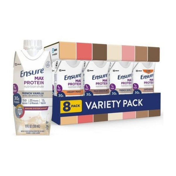8 Ensure Max Variety Pack Protein Shakes