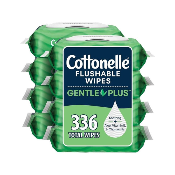 336 Cottonelle GentlePlus Flushable Wet Wipes
