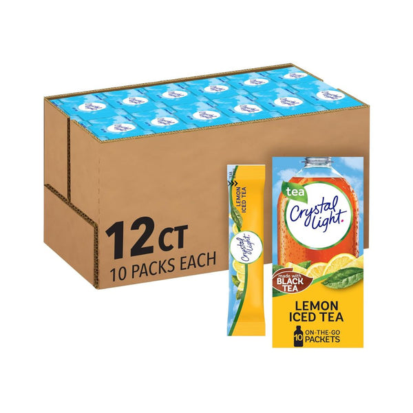 120 Count Crystal Light Lemon Iced Tea Powdered Drink Mix