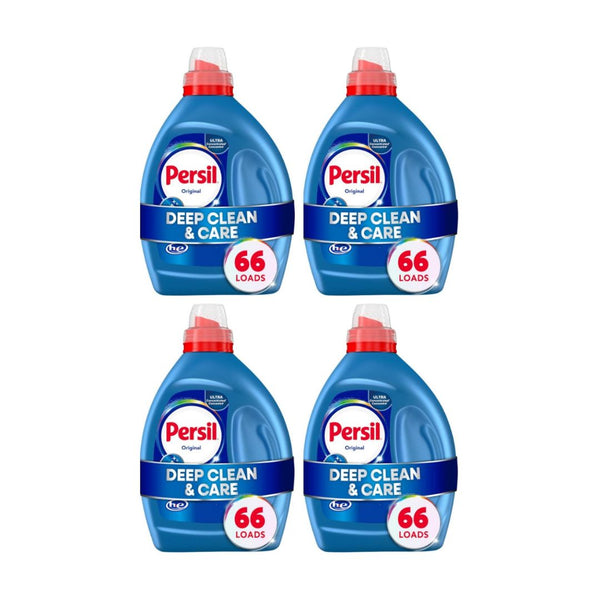 4 Bottles of Persil Original Everyday Clean Liquid Laundry Detergent