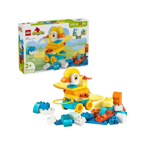 LEGO DUPLO Town 3 in 1 Animals on Wheels Building Toy