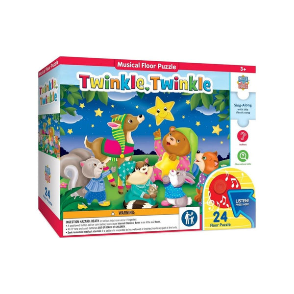 MasterPieces 24-Pcs Twinkle Twinkle Sing-A-Long Sound Floor Puzzle