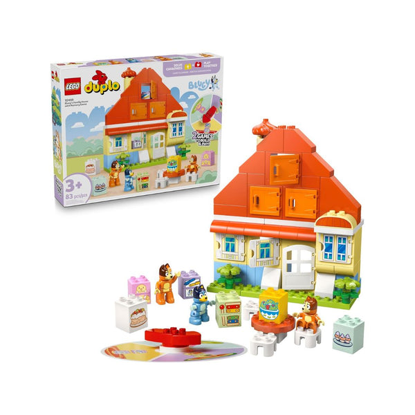 LEGO DUPLO Bluey: Bluey’s Family House with Memory Game