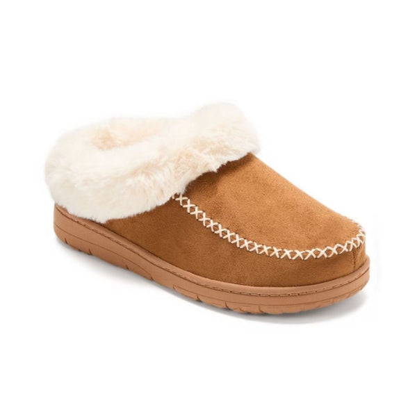 Dearfoams Cozy Comfort Women's Moc Toe Clog Slippers