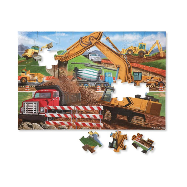 48 pc Melissa & Doug Building Site Floor Puzzle