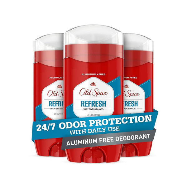 Pack of 3 Old Spice Aluminum Free Deodorant For Men