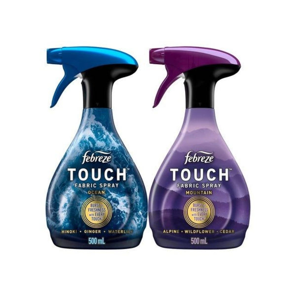 2 Febreze Touch Odor Fighting Fabric Refresher Sprays
