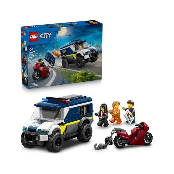 198-Pcs LEGO City Police Prisoner Transport Van Set