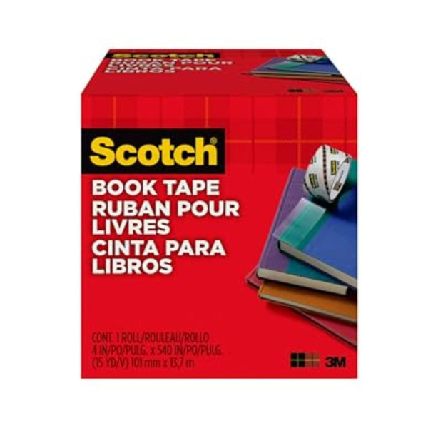 Scotch Book Tape 4'' x 540'' Roll
