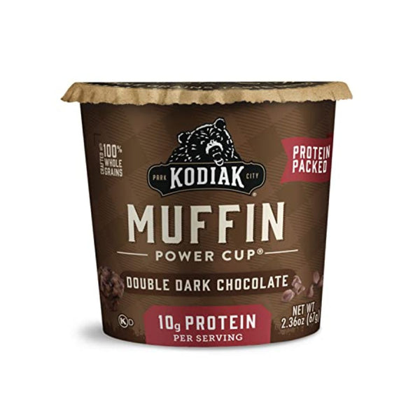 12 Pack Of Kodiak Cakes Double Dark Chocolate Minute Muffins (Ok-Dairy)
