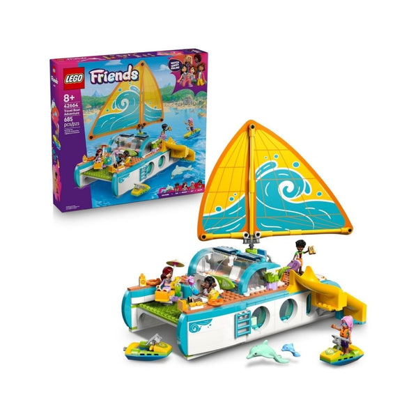 685-Pcs LEGO Friends Travel Boat Adventure Building Toy