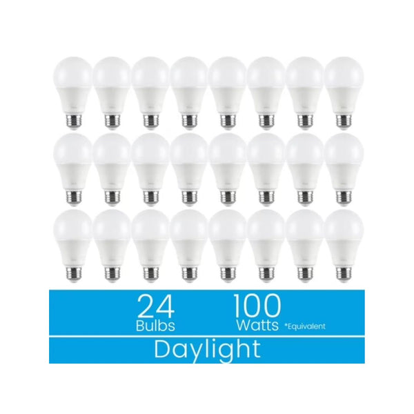 24-Pack Great Value A19 LED Light Bulbs