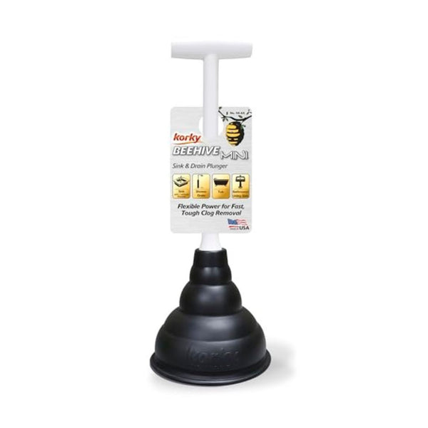 Korky Beehive Mini Sink And Drain Plunger