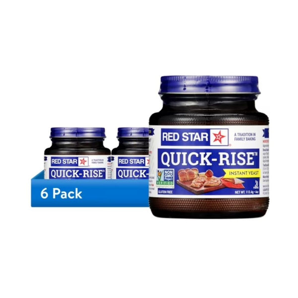 (6 pack) Red Star Quick-Rise Instant Yeasts