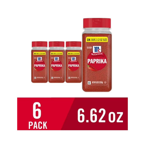 (6 pack) McCormick Kosher Paprika