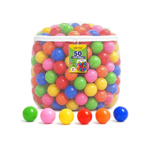 50 Pack Plastic Pit Balls