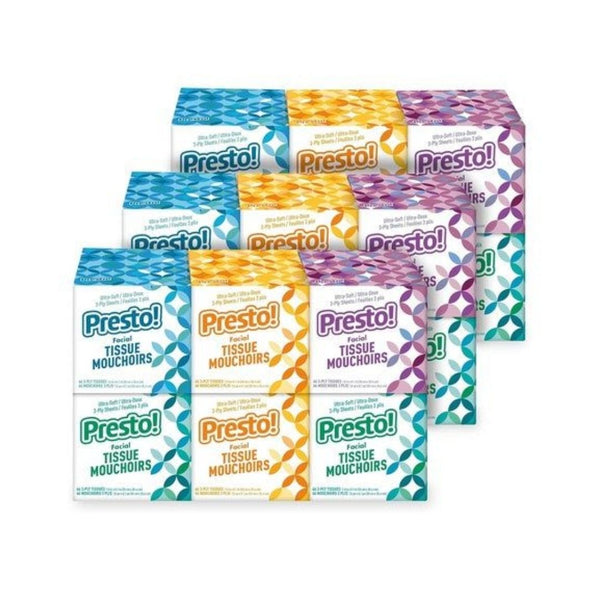 18 Boxes Presto! Ultra-Soft Tissues