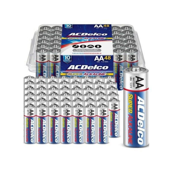 48 ACDelco AA Super Alkaline Batteries