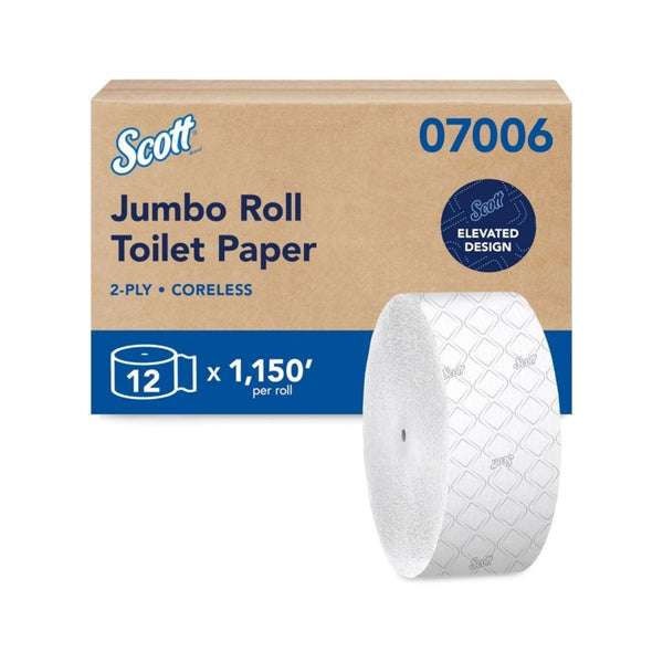 12 Jumbo Rolls Scott Professional Toilet Paper