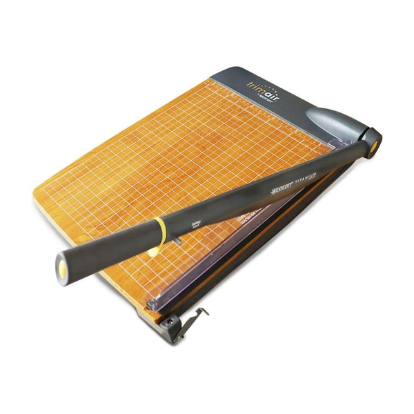 Westcott 15-In TrimAir Wood Guillotine Paper Cutter & Trimmer