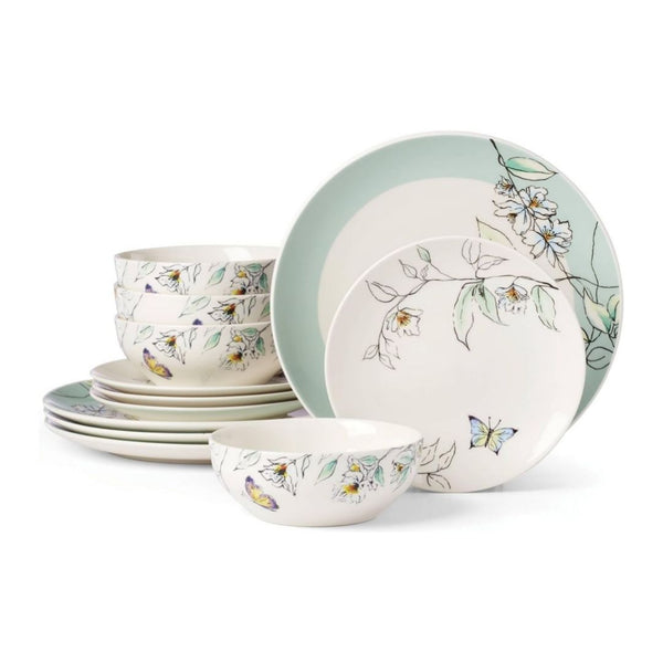 12-Pcs Oneida Dinnerware Set