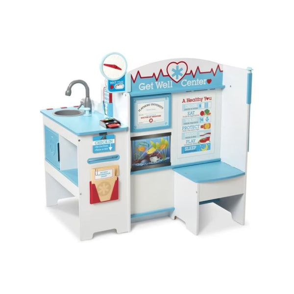 Melissa & Doug Wooden Get Well Doctor Activity Center