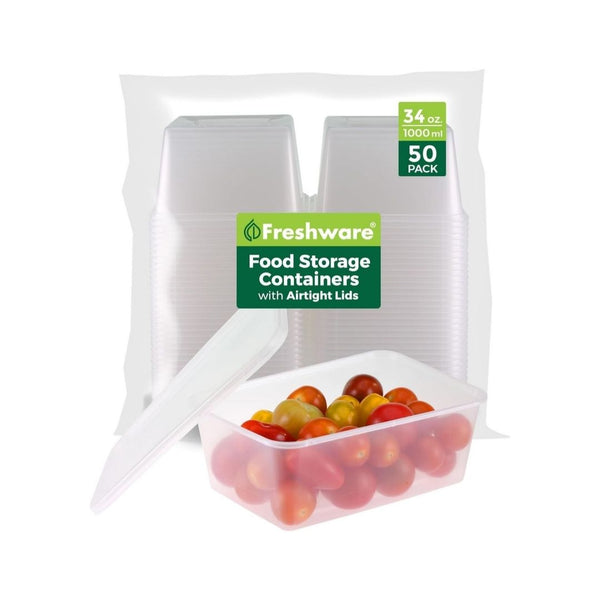 50-Set Freshware Food Storage Containers  with Lids
