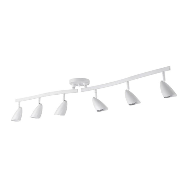 Globe Electric 6-Light Adjustable S-Shape Track Lighting