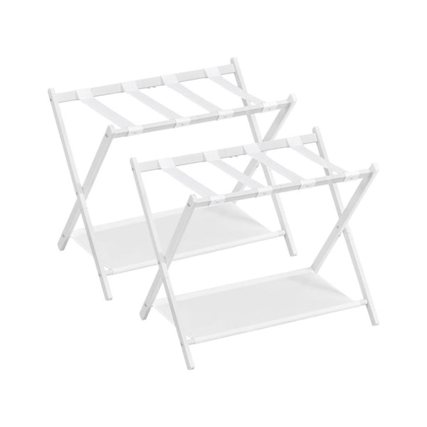Set of 2 SONGMICS Luggage Racks