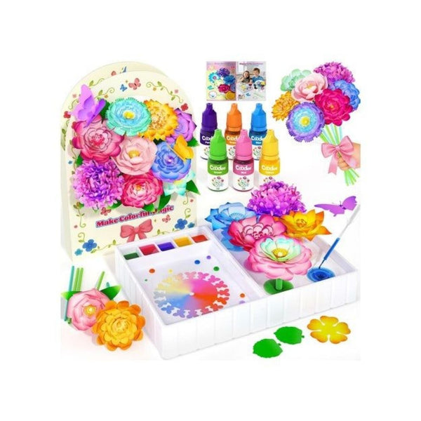 DIY Magic Dyeing Flower Bouquet Craft Kit