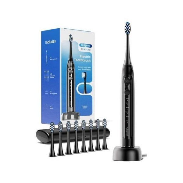 Rechargeable Electric Toothbrush with 8 Brush Heads
