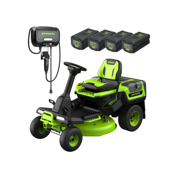 Greenworks 80V 30″ Cordless Riding Lawn Tractor
