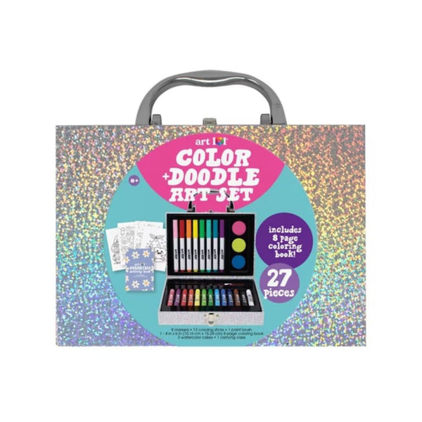 Art 101 Color and Doodle Art Coloring Set with 27 Pieces