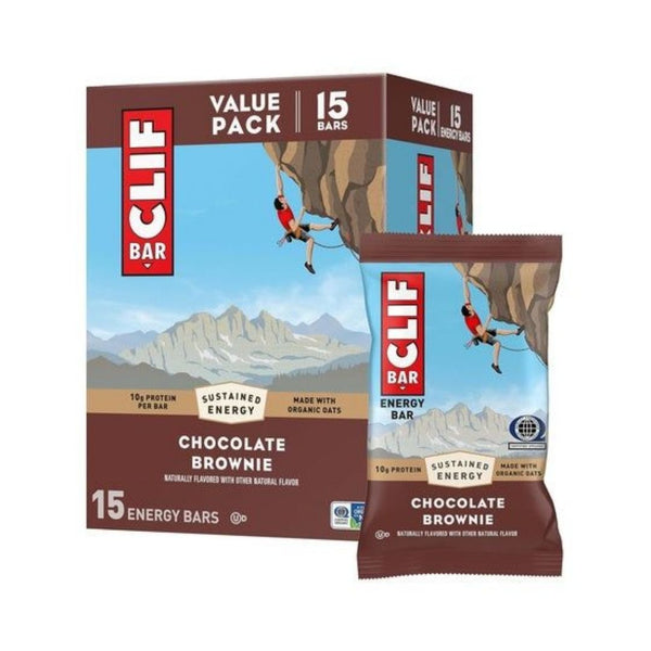 15 CLIF Bar Chocolate Brownie Energy Protein Bars