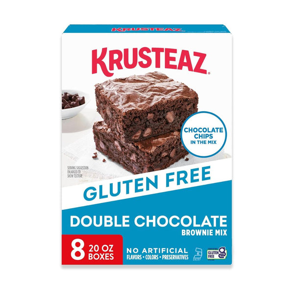 8 Boxes of Krusteaz Gluten Free Double Chocolate Brownie Mix