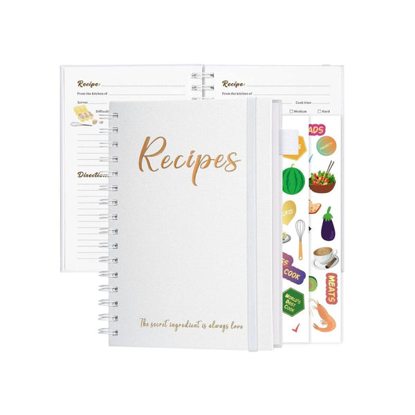 7" x 10" Personal Blank Recipe Notebook